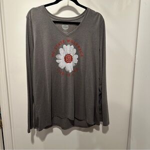 NWOT NC State Wolfpack Gray Long Sleeve Top